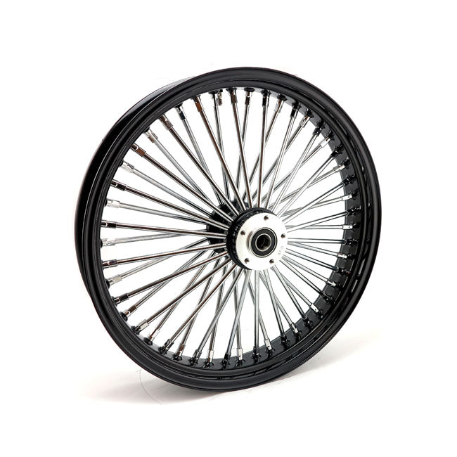 MCS 48 Fat Spoke Radial Front Wheel 3.50 x 21 SF Black for Harley Davidson