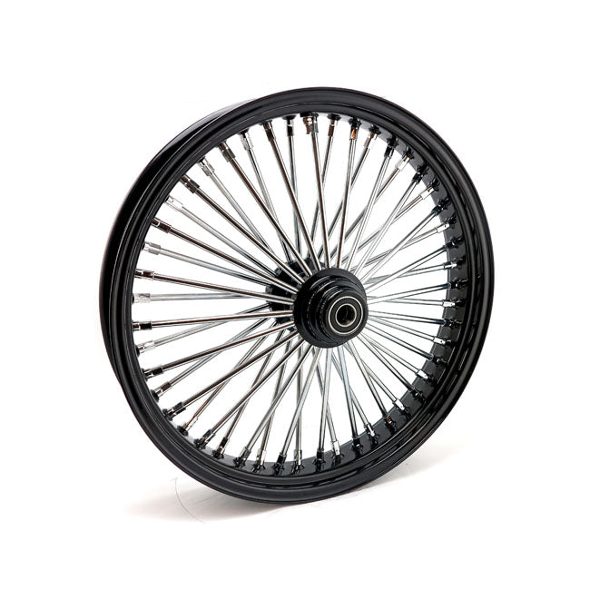 MCS 48 Fat Spoke Radial Front Wheel 3.50 x 21 SF Black for Harley Davidson