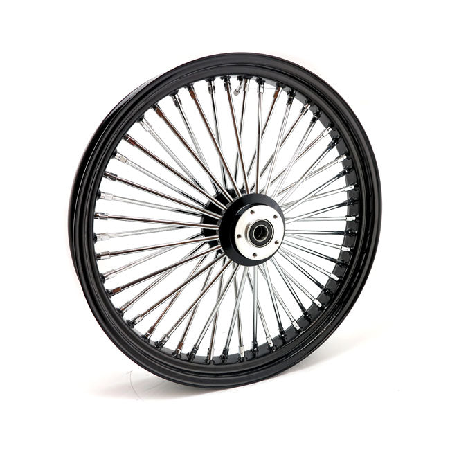 MCS 48 Fat Spoke Radial Front Wheel 3.50 x 23 SF Black for Harley Davidson