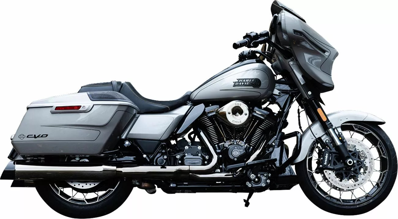 Kit Con Cubierta De Filtro De Aire Lava Chrome Stealth Para Motores M-Eight Para Harley Davidson