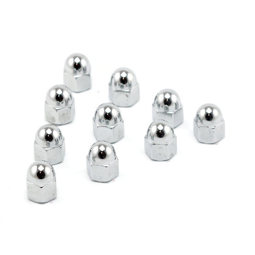 10 Chrome Acorn Nut 10-24 Inches for Harley-Davidson 7651A