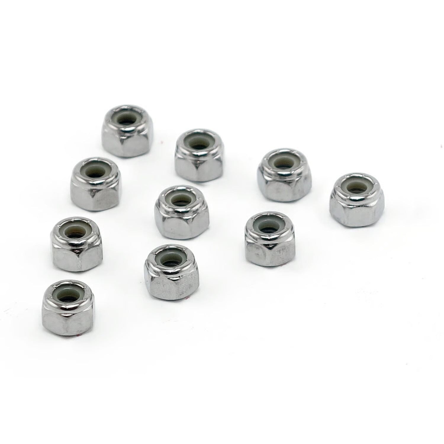 10 tuerca acero autoblocante 5/16-18 UNC para Harley-Davidson 7748W