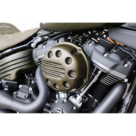 Cult-Werk, air cleaner cover. Slotted, paintable finish