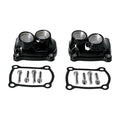 Juego De Tapas De Taqués M8 Negro 25700890 Para Harley Davidson