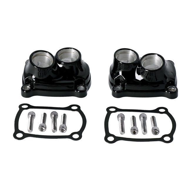 Juego De Tapas De Taqués M8 Negro 25700890 Para Harley Davidson