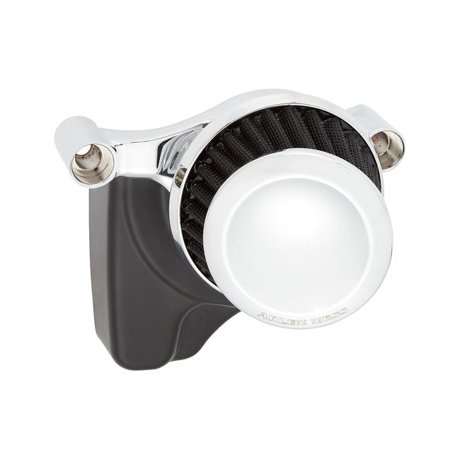 Arlen Ness, Sportster Mini 22° Air Filter Kit. Chrome For Harley Davidson