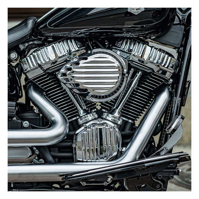 Rough Crafts, Custom-Kipphebelabdeckungen. Chrom für Harley Davidson