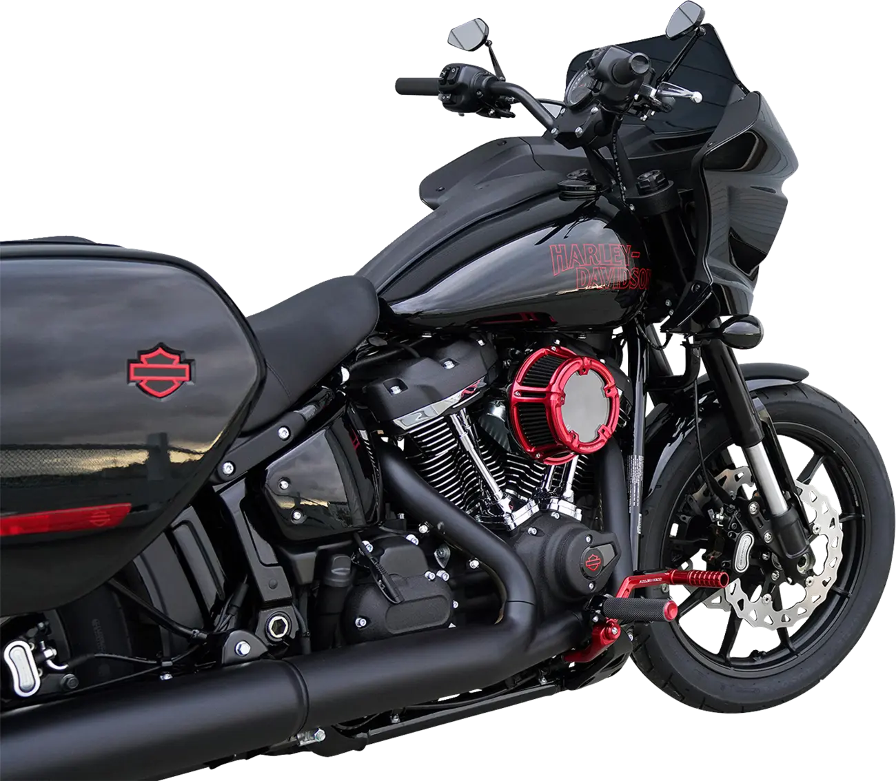 Filtro de aire Method™ Clear Series rojo para Harley Davidson FLTR/FLHX