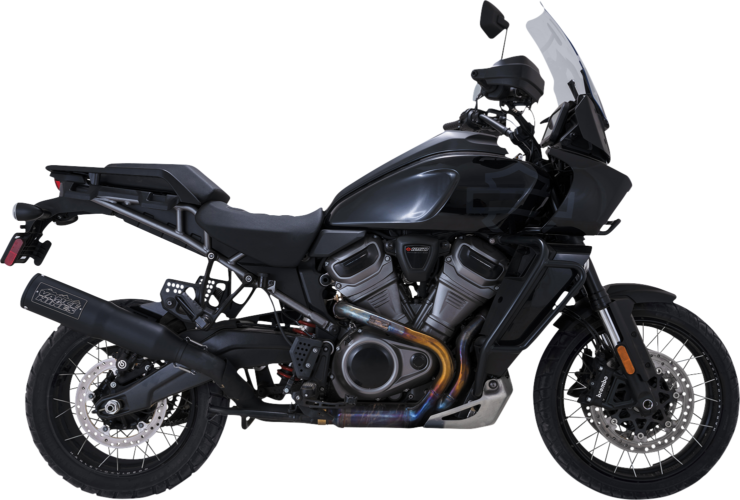 Slip-On Adventure Hi-Output 450 Muffler For Harley Davidson Pan America
