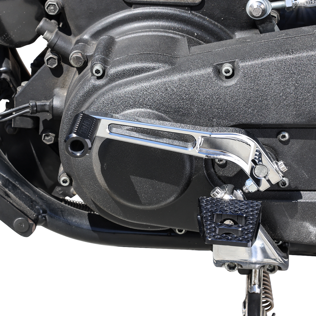 Schwarze Billet Speedway-Schaltrasten für Harley-Davidson