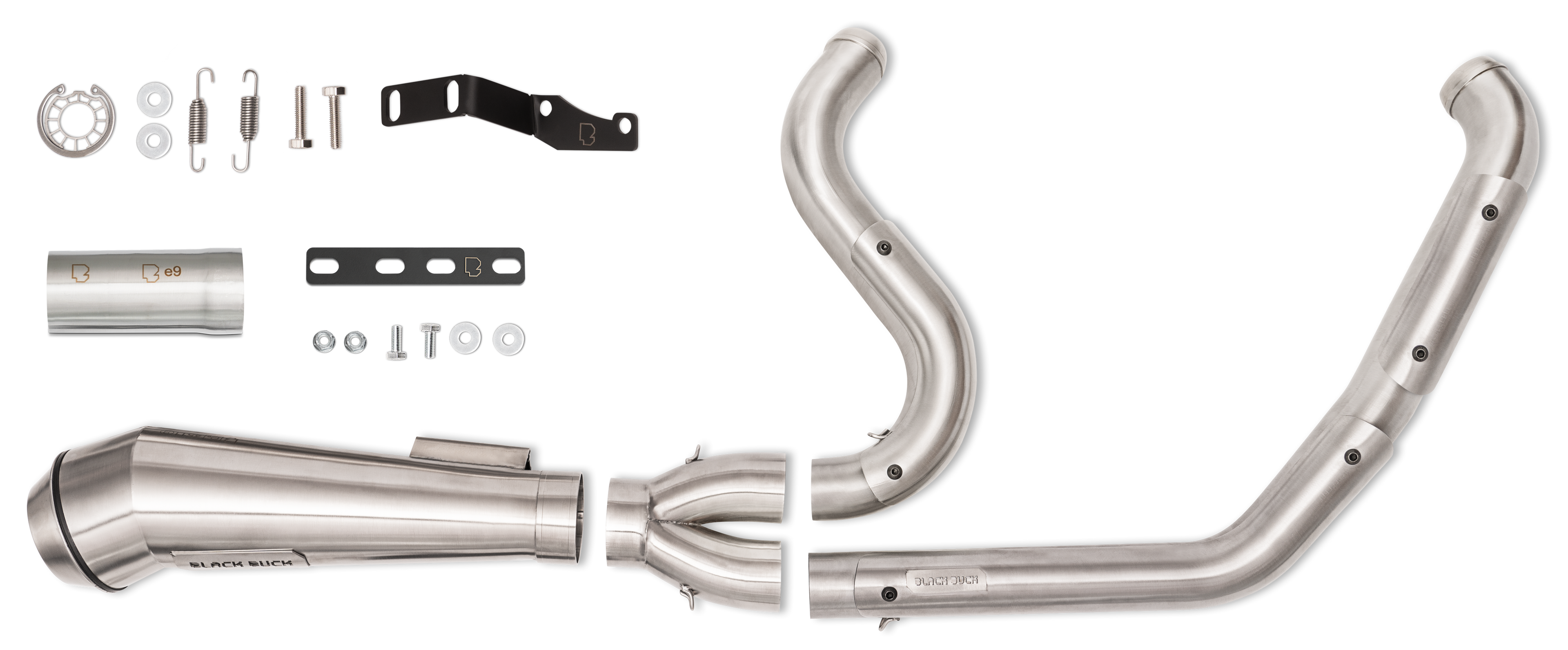 Escapes Black Duck 2 En 1 Pulido Para Harley Davidson