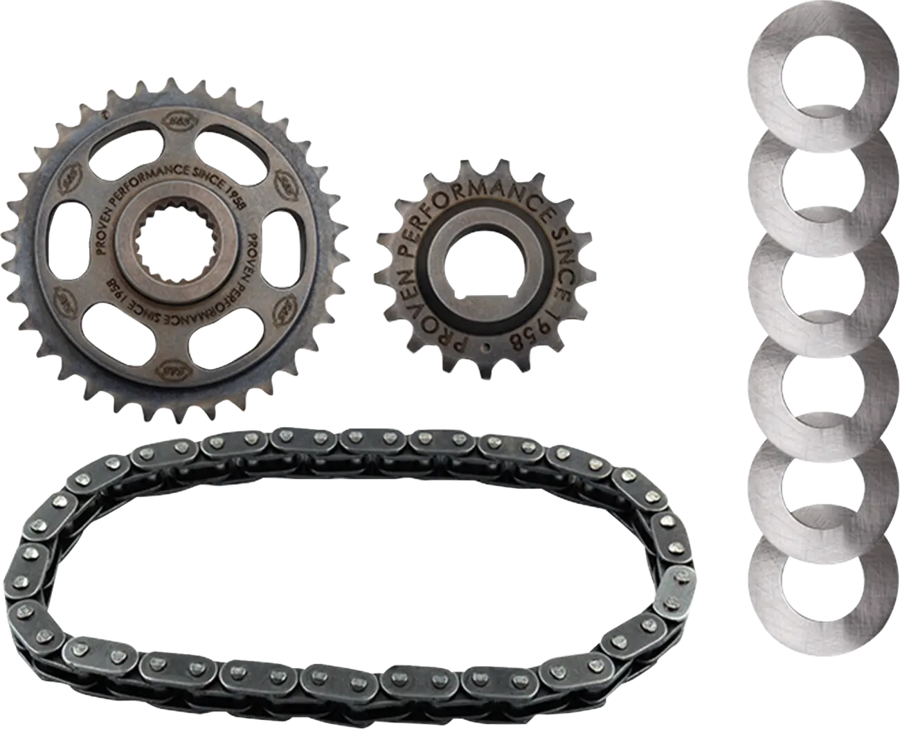 Kit de transmisión por cadena de árbol de levas CHAIN DRIVE Kit W/O TENSIONER - M8 17-UP