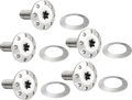Holeshot Silver Front Rotor Bolt Kit for Harley Davidson