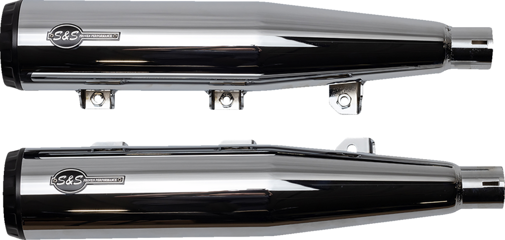 Silenciadores Slip-On Grand National Cromo Para Indian