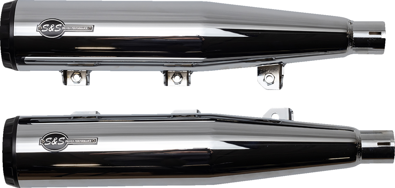 Silenciadores Slip-On Grand National Cromo Para Indian