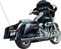Silenciador Swindler 2: 1 Negro 4 " Para Harley Davidson M8 Touring