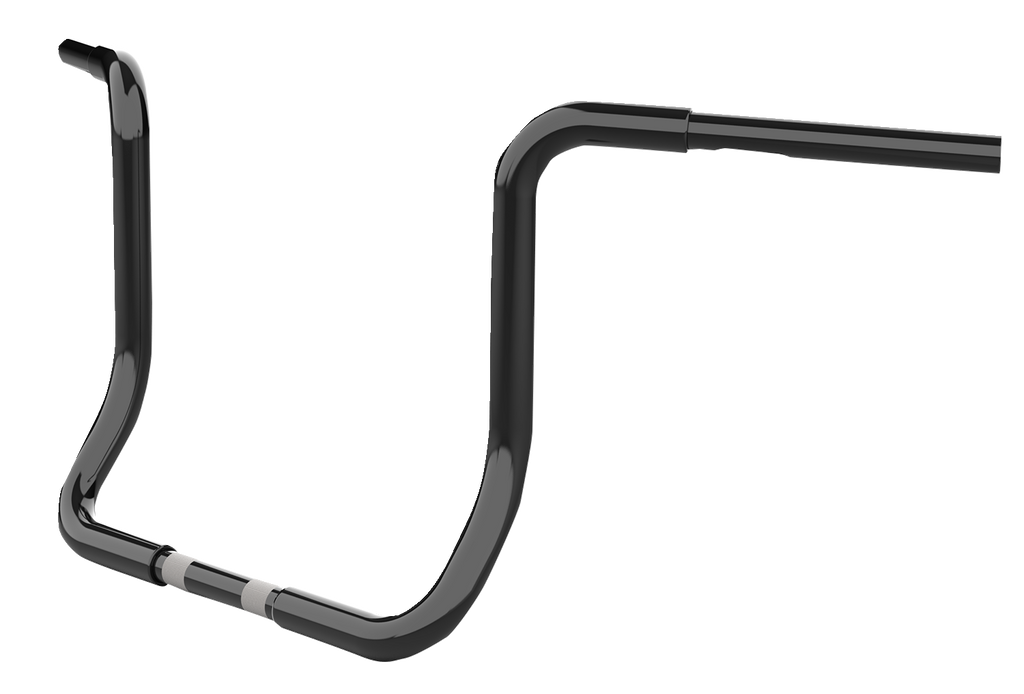 Gloss Black Twin Round Handlebar For Harley Davidson