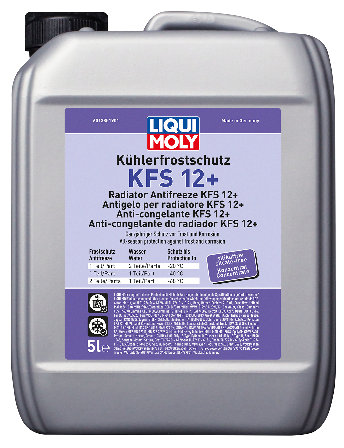 Antifreeze for Radiator for Harley-Davidson 5L