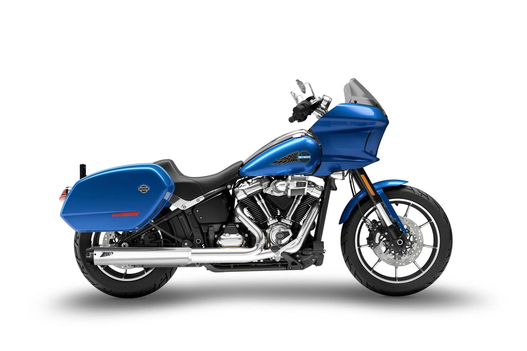 Silenciadores Slip-On 4,5 Pulgadas Cromados Para Harley Davidson-Softail