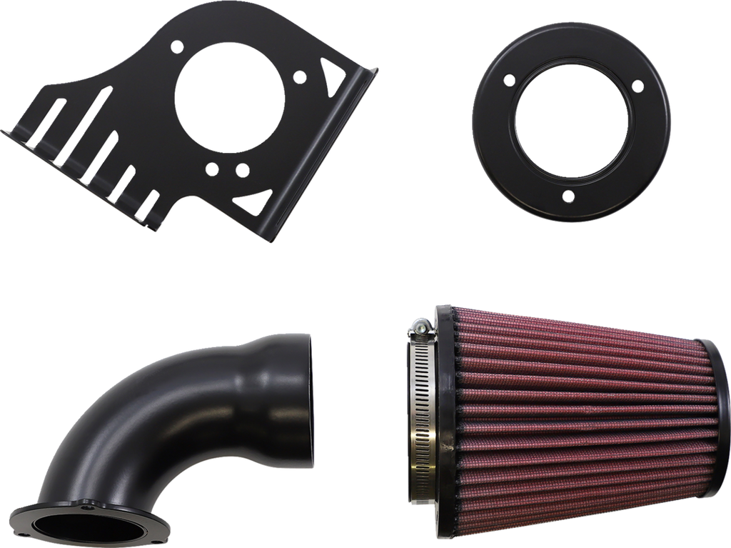 Black Air Intake Cone for Harley Davidson