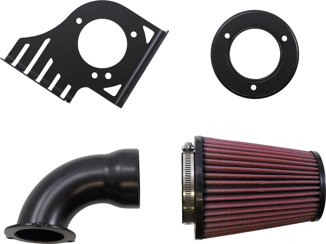 Black Air Intake Cone for Harley Davidson