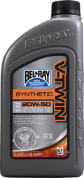 Aceite motor sintético 20W50 Bel Ray V-Twin 1L para Harley-Davidson