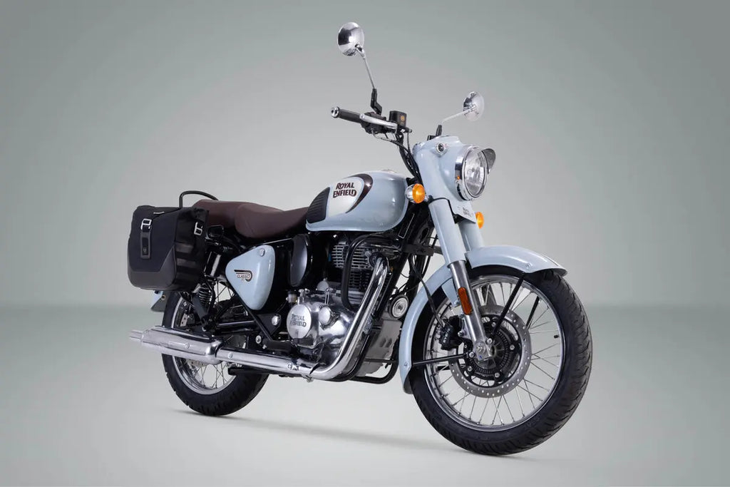 Sistema di borse laterali Legend Gear LC2 Brown Edition per Royal Enfield