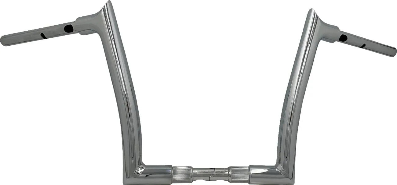 1-1/2" EZ Install Lenker mit spitzem Oberteil LENKER 12" FLTRX/SE 23-25 1.5" POINTED TOP CHROM