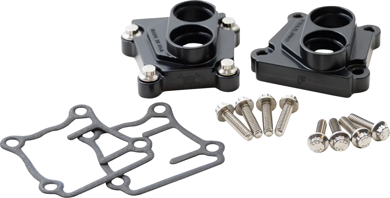 Cubiertas de bloque elevador COVERS LIFTER BLOCK 99-17 TWIN CAM BLACK