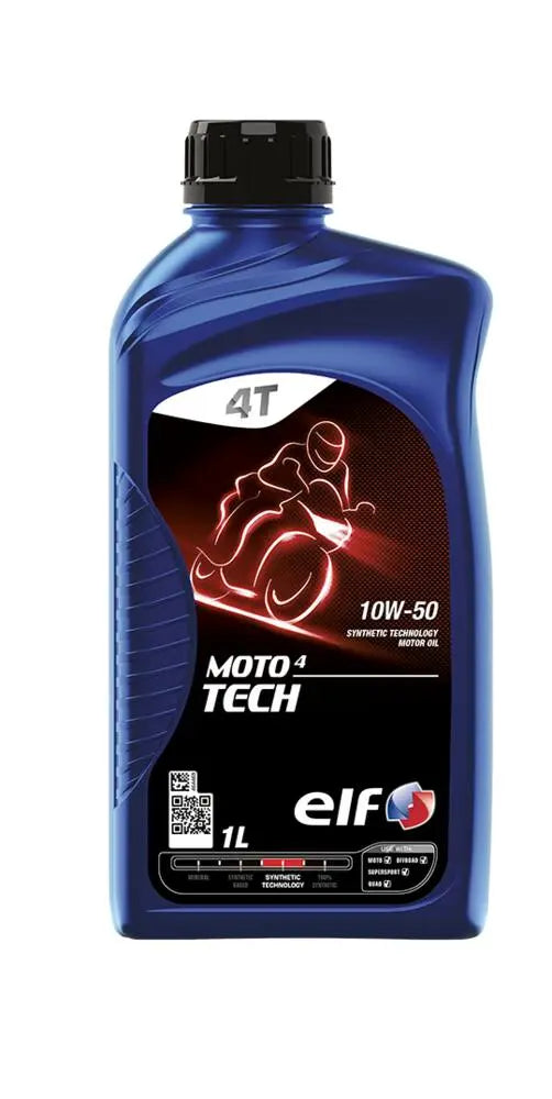 Aceite Motor Para Moto 4 Tech 10W50 Syn 1L