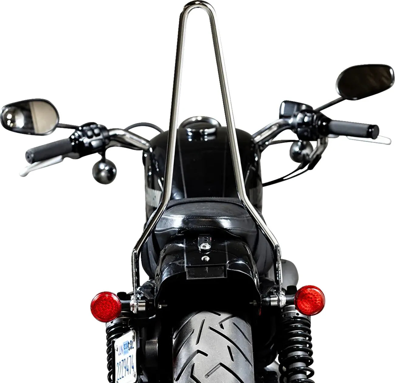 Biltwell, Respaldo Exfil Cromado Para Harley Davidson XL 04-21
