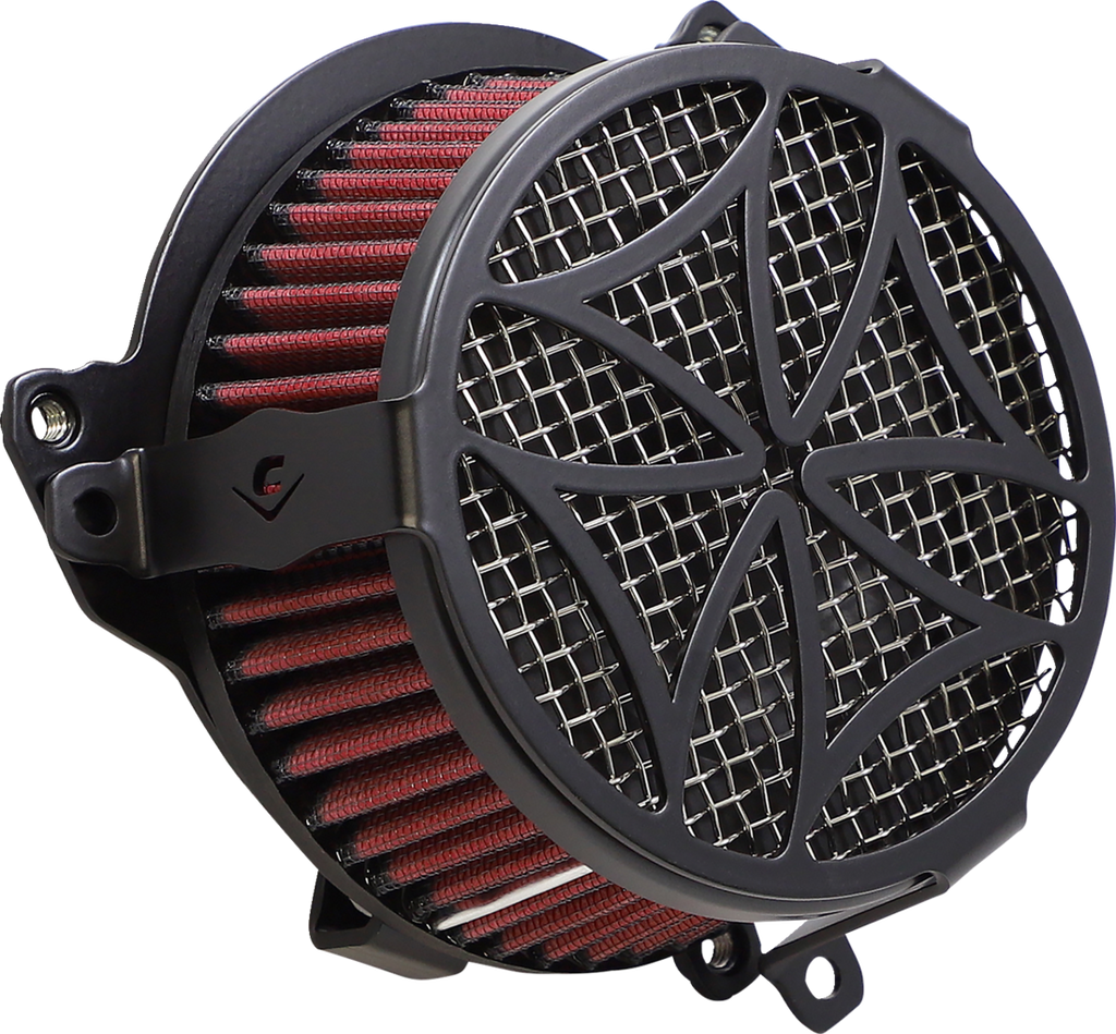 Black Crossover Air Filter Kit for Harley Davidson