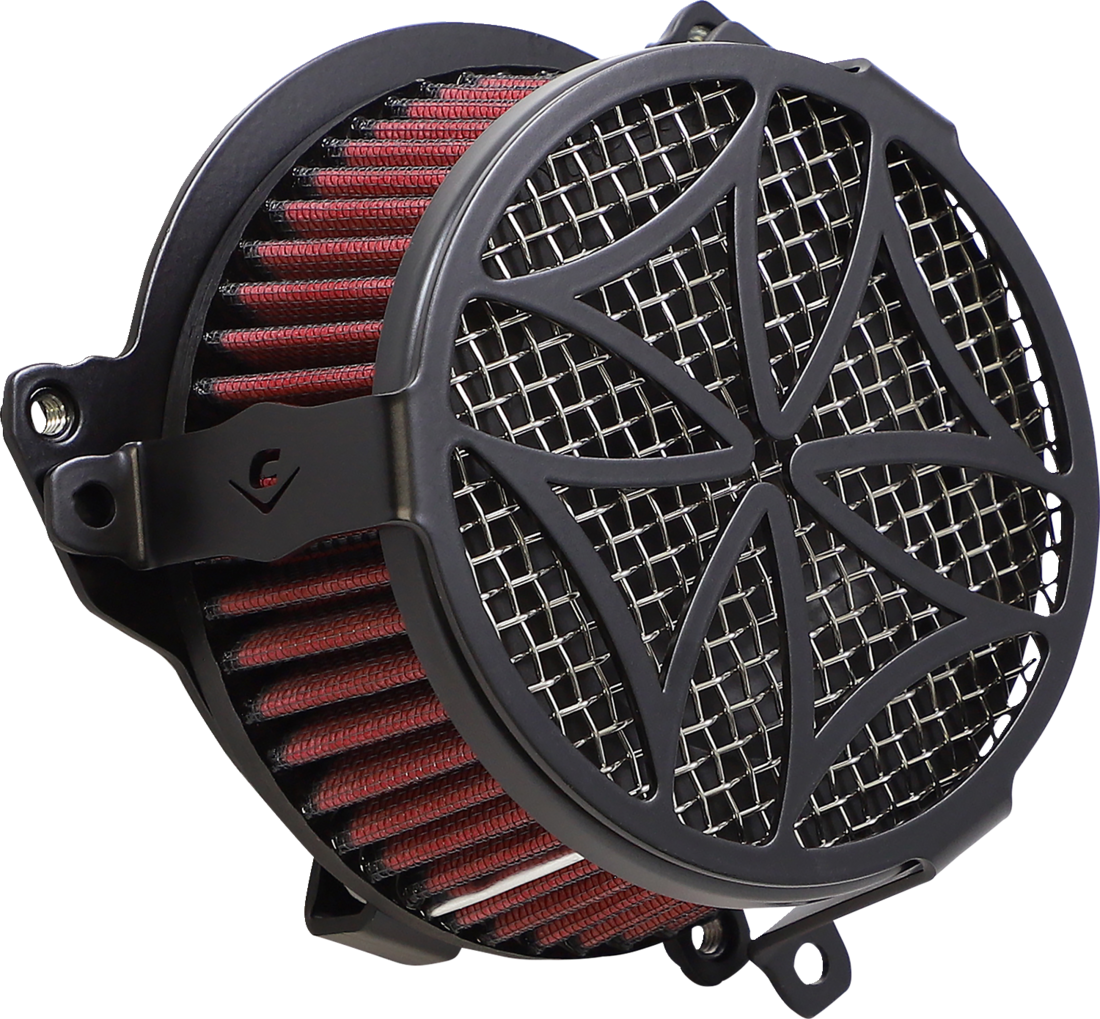 Black Crossover Air Filter Kit for Harley Davidson