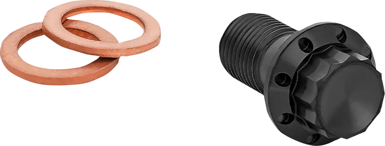 Tornillo banjo Negro 12 puntos  M10X1.0 para Harley Davidson FLT
