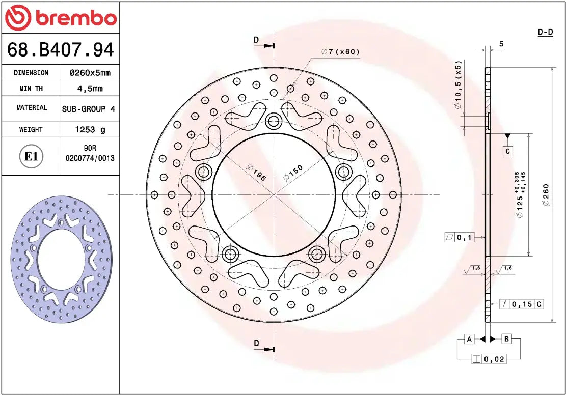 Fixed hay disc Gold Series for Kymco