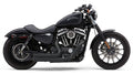 Escape Cobra Speedster Short 909 negro para Harley-Davidson Sportster
