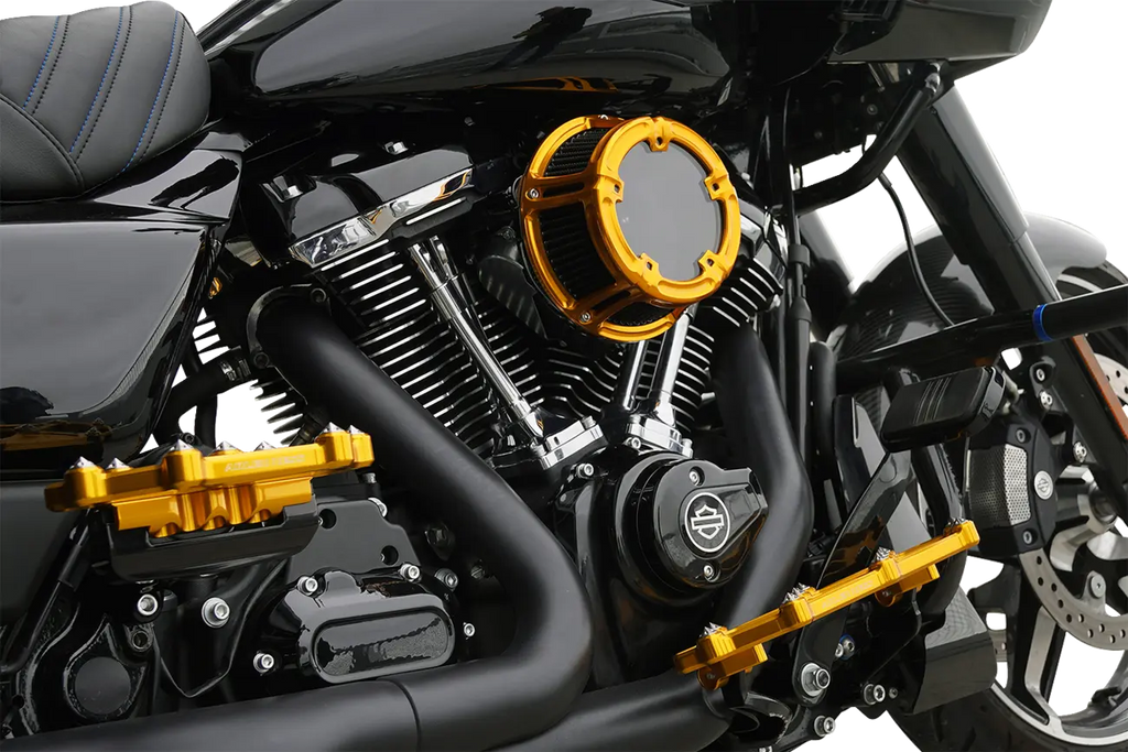 Filtro de aire Method™ Clear Series dorado para Harley Davidson FLTR/FLHX