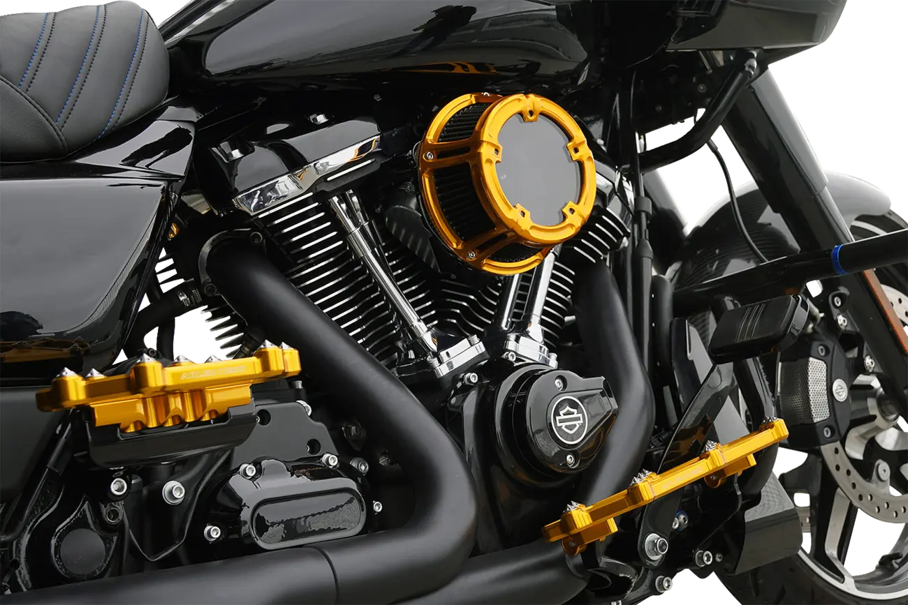Filtro de aire Method™ Clear Series dorado para Harley Davidson FLTR/FLHX