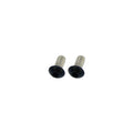 Pareja de tornillos tapa encendido acero negro para Harley Davidson M8