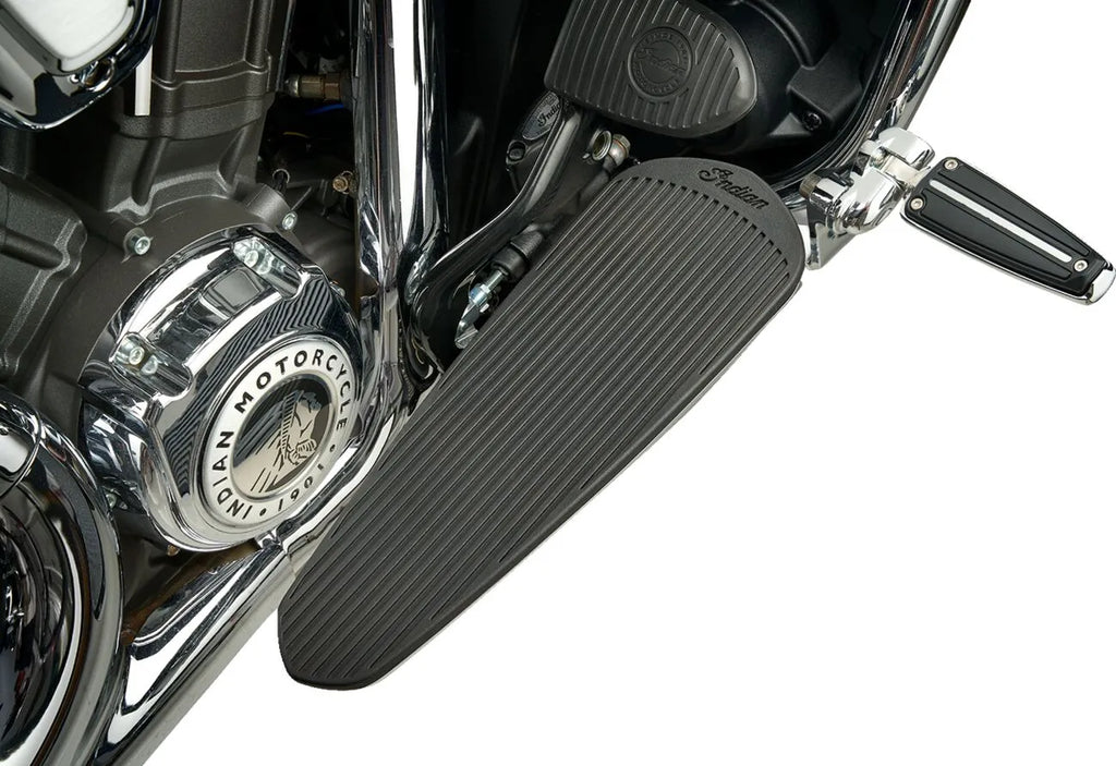 Chrome highway bar footpeg mounts for Indian