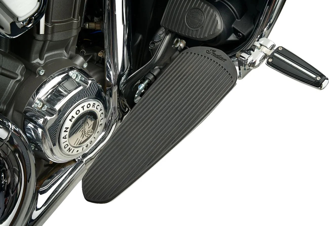 Chrome highway bar footpeg mounts for Indian