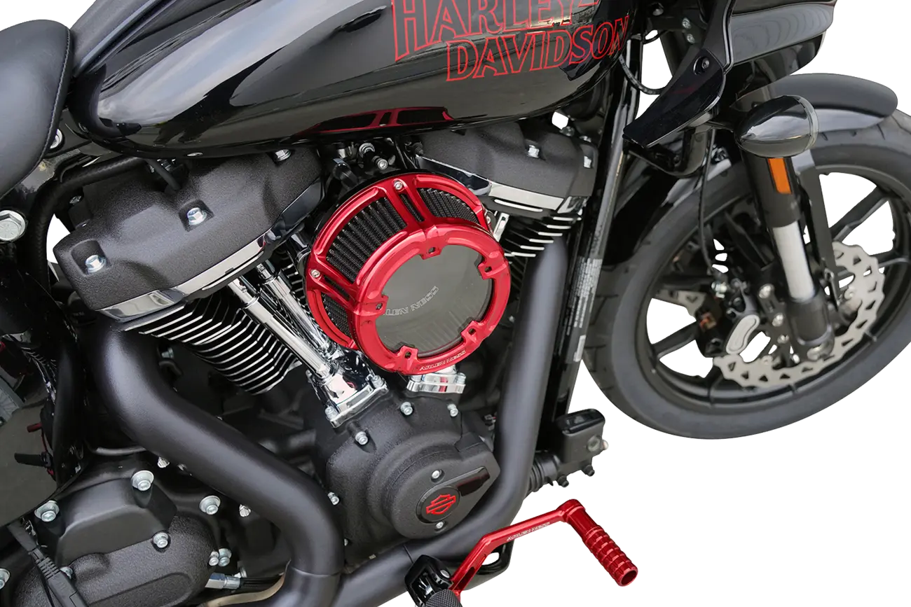 Filtro de aire Method™ Clear Series rojo para Harley Davidson FLTR/FLHX
