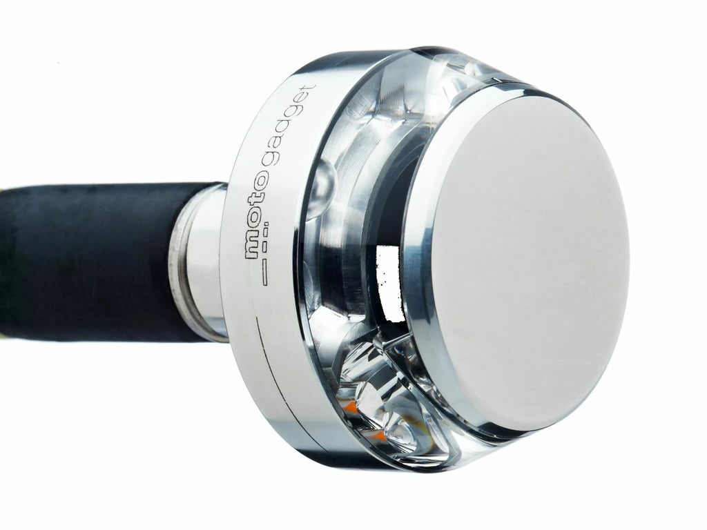 Intermitente Mo-Blaze Disc Derecho Cromado Para Harley Davidson