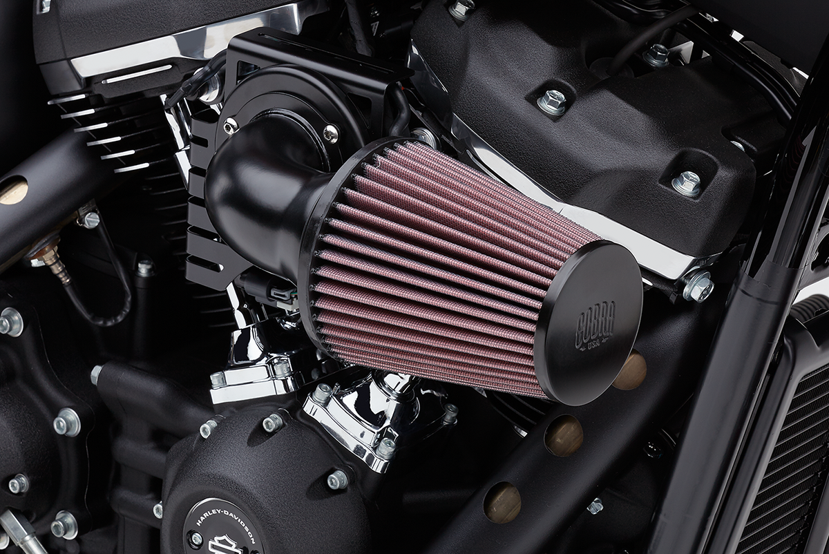 Black Air Intake Cone for Harley Davidson