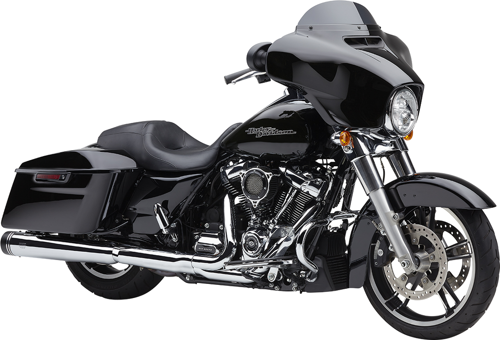 Escape Para Harley-Davidson Touring M8 Cobra Neighbor Haters Chrome 4.5"