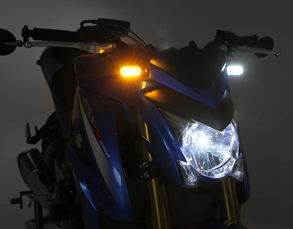 T3 Switchback M8 LED Front Turn Signals for Motorcycle