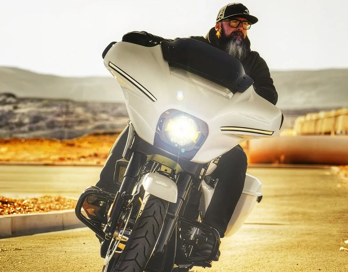 Scheinwerfer-Kit Ace-One Denali Lighting D14 für Harley Davidson Street Glide 2024+