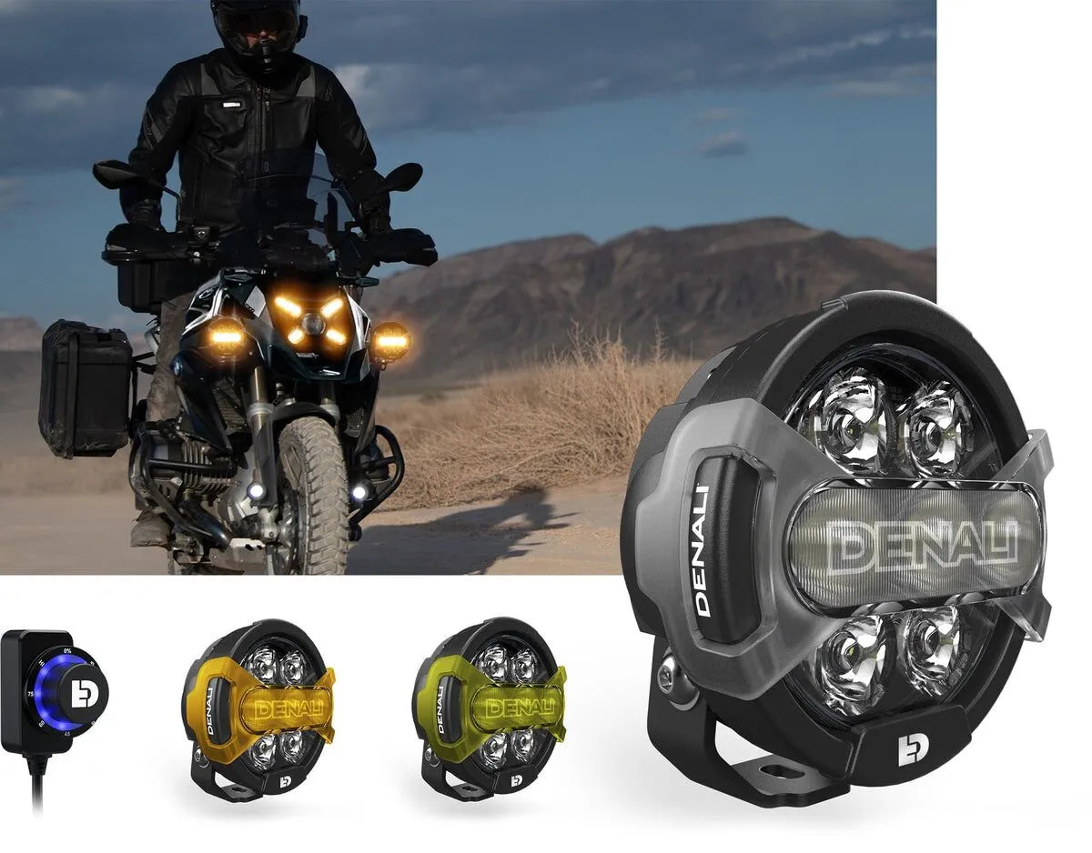 Foco Delantero D7 PRO Multi-Beam Con Sistema Modular X-Lens Para Moto