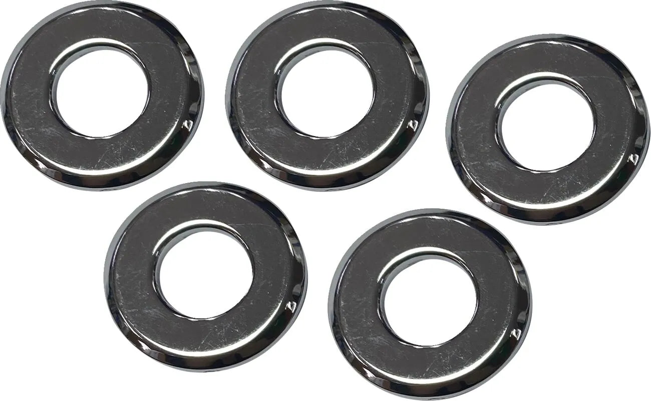Arandela de eje delantera cromada para Harley Davidson