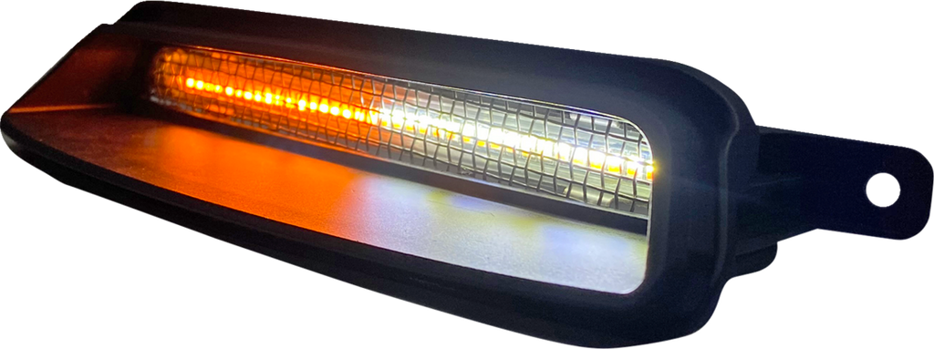 Dynamic LED Fairing Vent Inserts for Indian